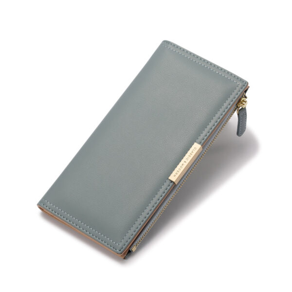 Geldbörsen Und Taschen Mode Einfarbig PU Geldbörse Universal #3119 – Bild 4